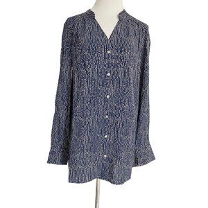 NEW Seraphine Size 6 Top Blouse Button Down Nursing Friendly Maternity